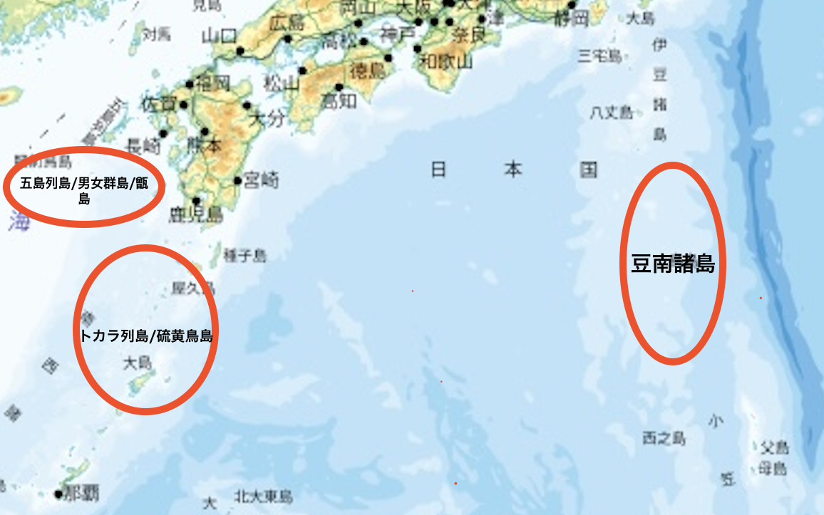 取材エリアマップ